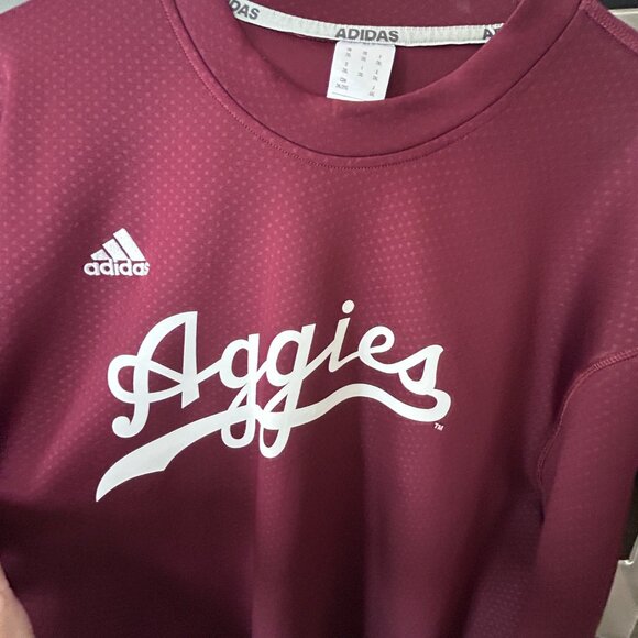Adidas Texas A&M Aggies Long Sleeve Pullover Sweatshirt - XXL - Picture 2 of 5